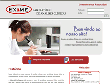Tablet Screenshot of laboexame.com.br